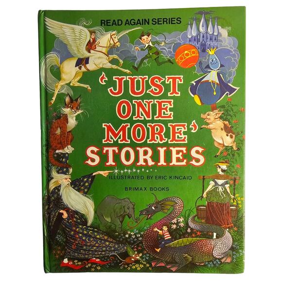 1979 JUST ONE MORE STORIES Read Again Series Hardcover Vintage BOOK - Picture 1 of 6